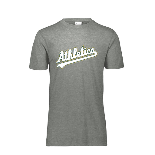 [FTSCUBGY-AS-LOGO2] Decker Men's Tri-Blend T-Shirt - Short Sleeve (Adult S, Gray, Logo 2)