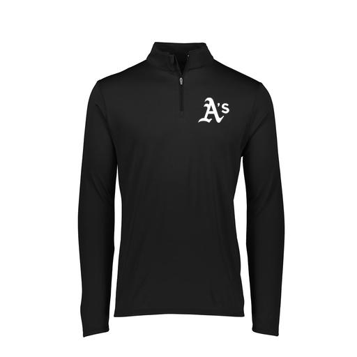 [2787.080.XS-LOGO3] Ladies Dri Fit 1/4 Zip Shirt (Female Adult XS, Black, Logo 3)