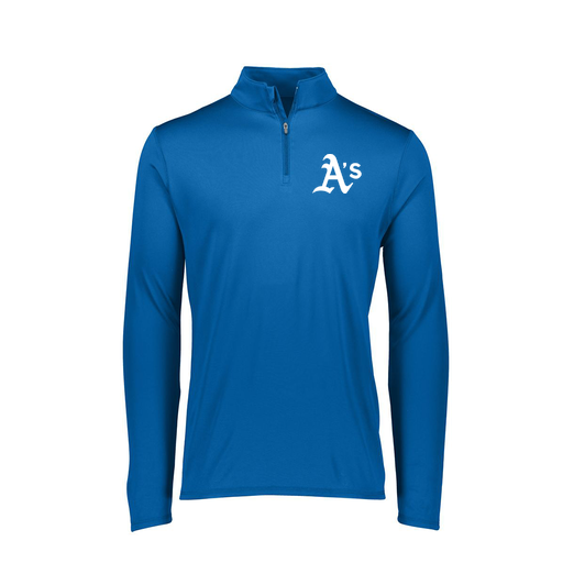 [FTLQFLRY-FAXS-LOGO3] Ladies Flex-Lite 1/4 Zip Shirt (Female Adult XS, Royal, Logo 3)