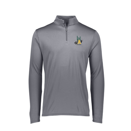 [FTLQFLGY-FAXS-LOGO1] Decker Women's Flex-Lite 1/4 Zip Shirt (Female Adult XS, Gray, Logo 1)