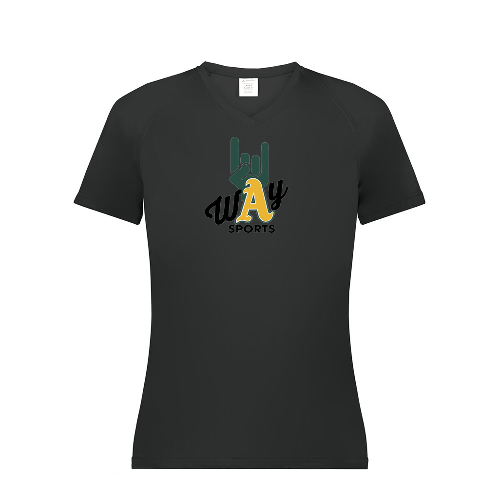 Ladies Smooth Sport V-Neck T-Shirt