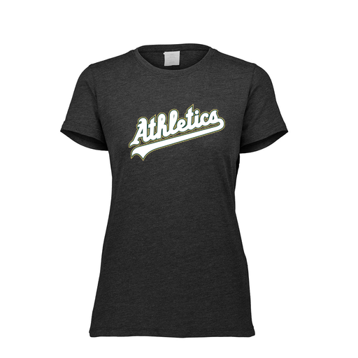 [FTSCUBBK-FAXS-LOGO2] Decker Women's Tri-Blend T-Shirt - Short Sleeve (Female Adult XS, Black, Logo 2)