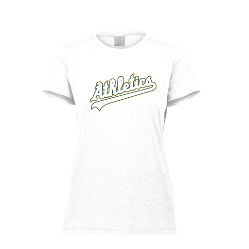 [FTSCUBWH-FAXS-LOGO2] Decker Women's Tri-Blend T-Shirt - Short Sleeve (Female Adult XS, White, Logo 2)