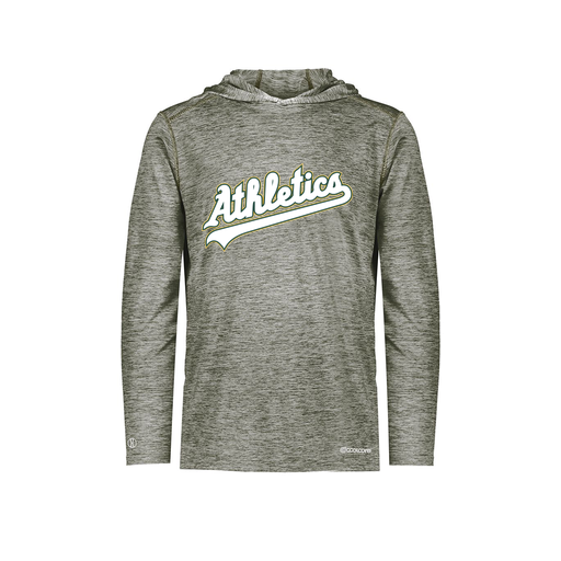 [FOLHCGGY-AS-LOGO2] Decker Men's Charge Hoodie (Adult S, Gray, Logo 2)