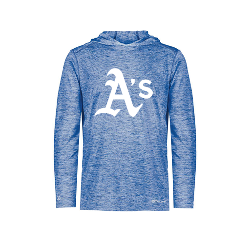 [FOLHCGRY-YS-LOGO3] Decker Youth Charge Hoodie (Youth S, Royal, Logo 3)