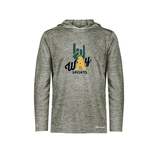 [FOLHCGGY-YS-LOGO1] Decker Youth Charge Hoodie (Youth S, Gray, Logo 1)