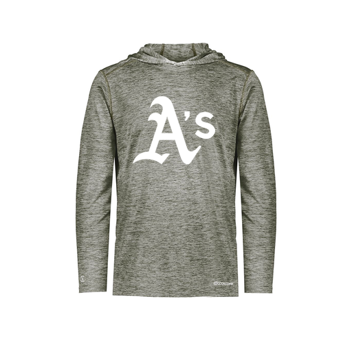 [FOLHCGGY-YS-LOGO3] Decker Youth Charge Hoodie (Youth S, Gray, Logo 3)