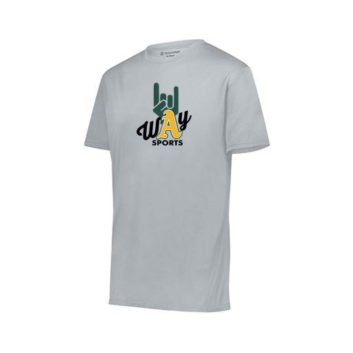 [222818.099.S-LOGO1] Men's Movement Dri Fit Shirt (Adult S, Silver, Logo 1)