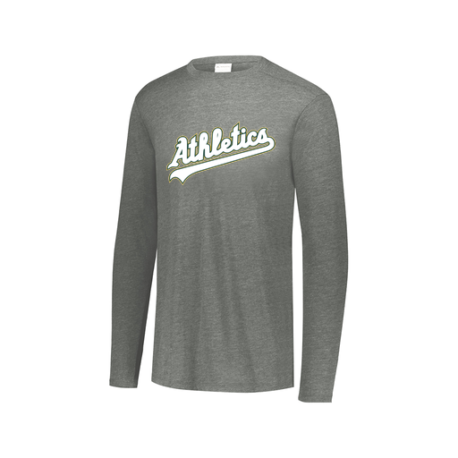 [3075.013.XS-LOGO2] Men's LS Ultra-blend T-Shirt (Adult XS, Gray, Logo 2)