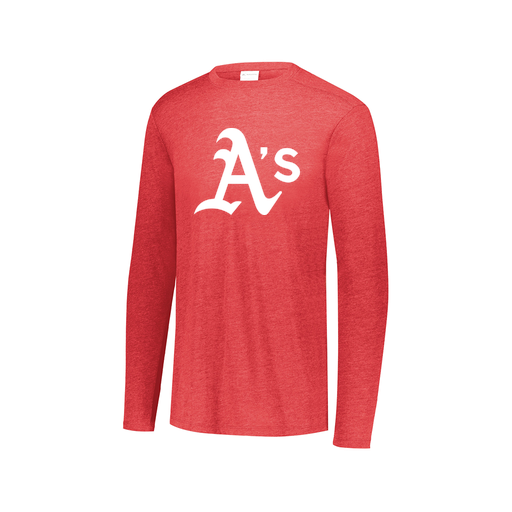 [3075.V96.XS-LOGO3] Men's LS Ultra-blend T-Shirt (Adult XS, Red, Logo 3)