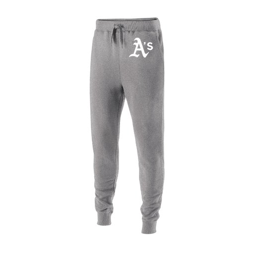 [229648.017.S-LOGO3] Youth 60/40 Fleece Jogger (Youth S, Silver, Logo 3)