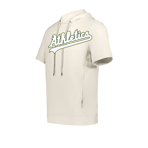 [222605-WHT-YS-LOGO2] YOUTH VENTURA SOFT KNIT SHORT SLEEVE HOODIE (Youth S, White, Logo 2)